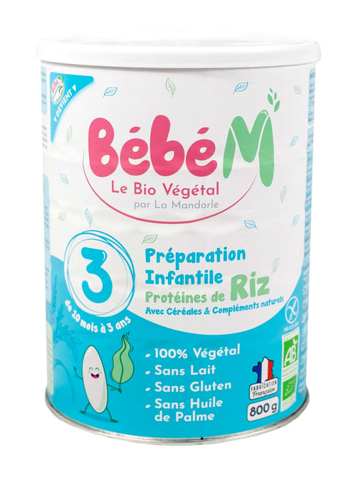 Bebe M Organic Vegan Stage 3 (800g) Toddler Formula - The Milky Box
