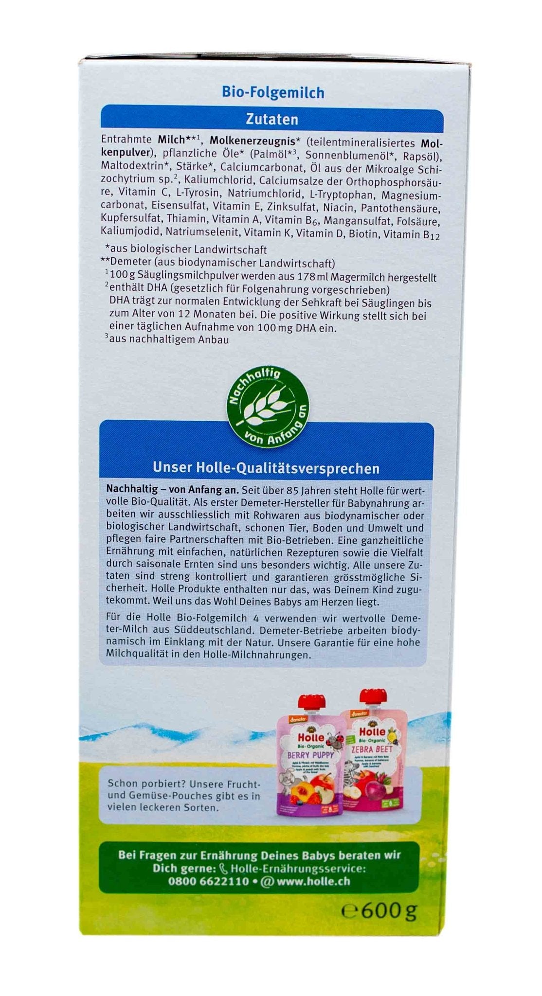 Holle Bio Stage 4 (600g) Organic Toddler Formula - The Milky Box