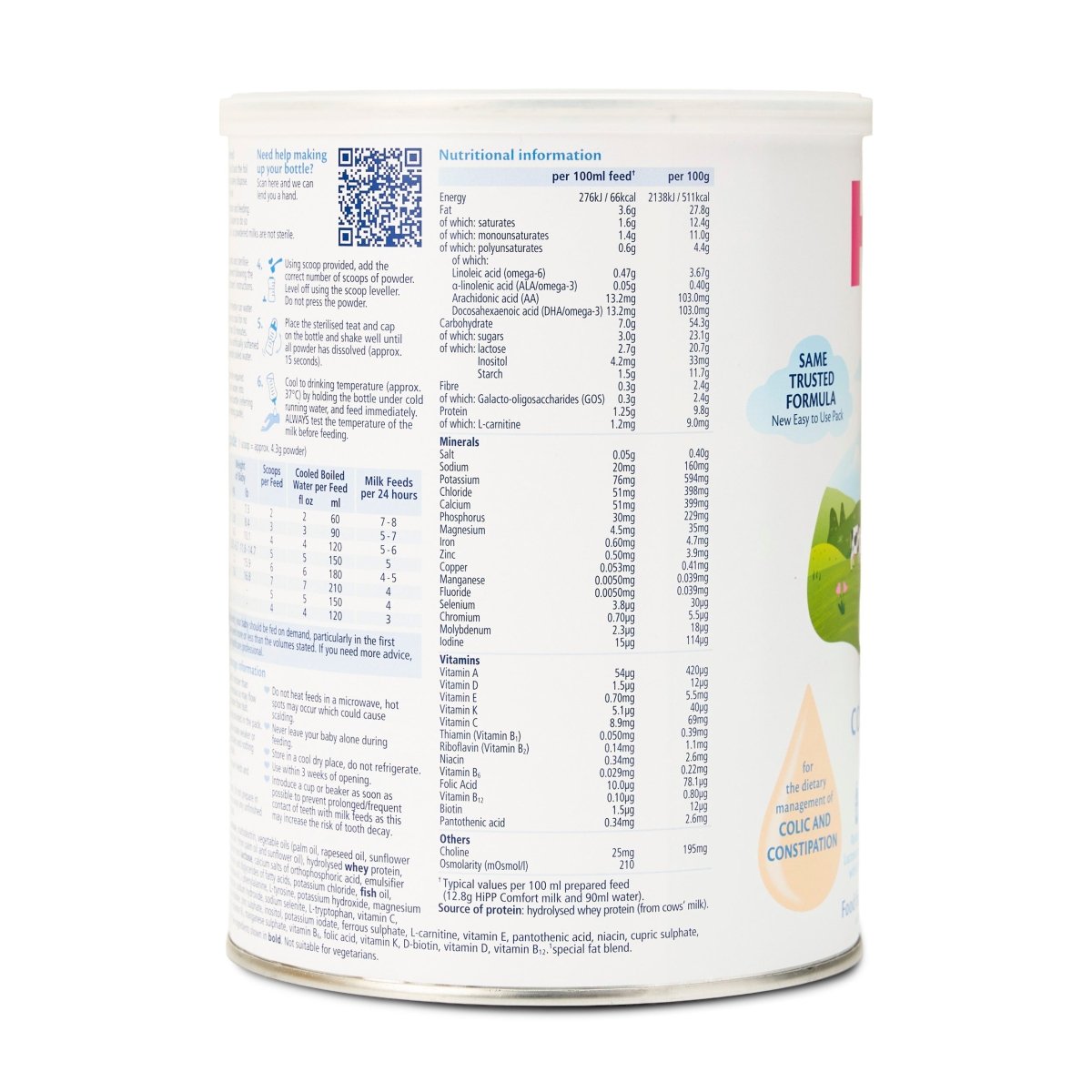 HiPP® UK Comfort (800g) Infant Formula | The Milky Box