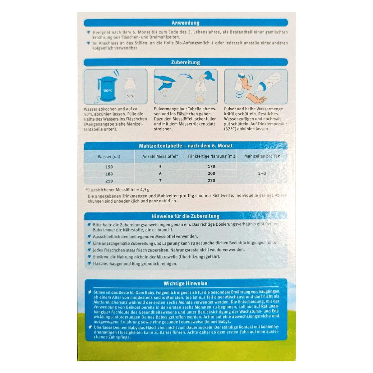 Holle® Bio Stage 2 (600g) Organic Baby Formula | The Milky Box