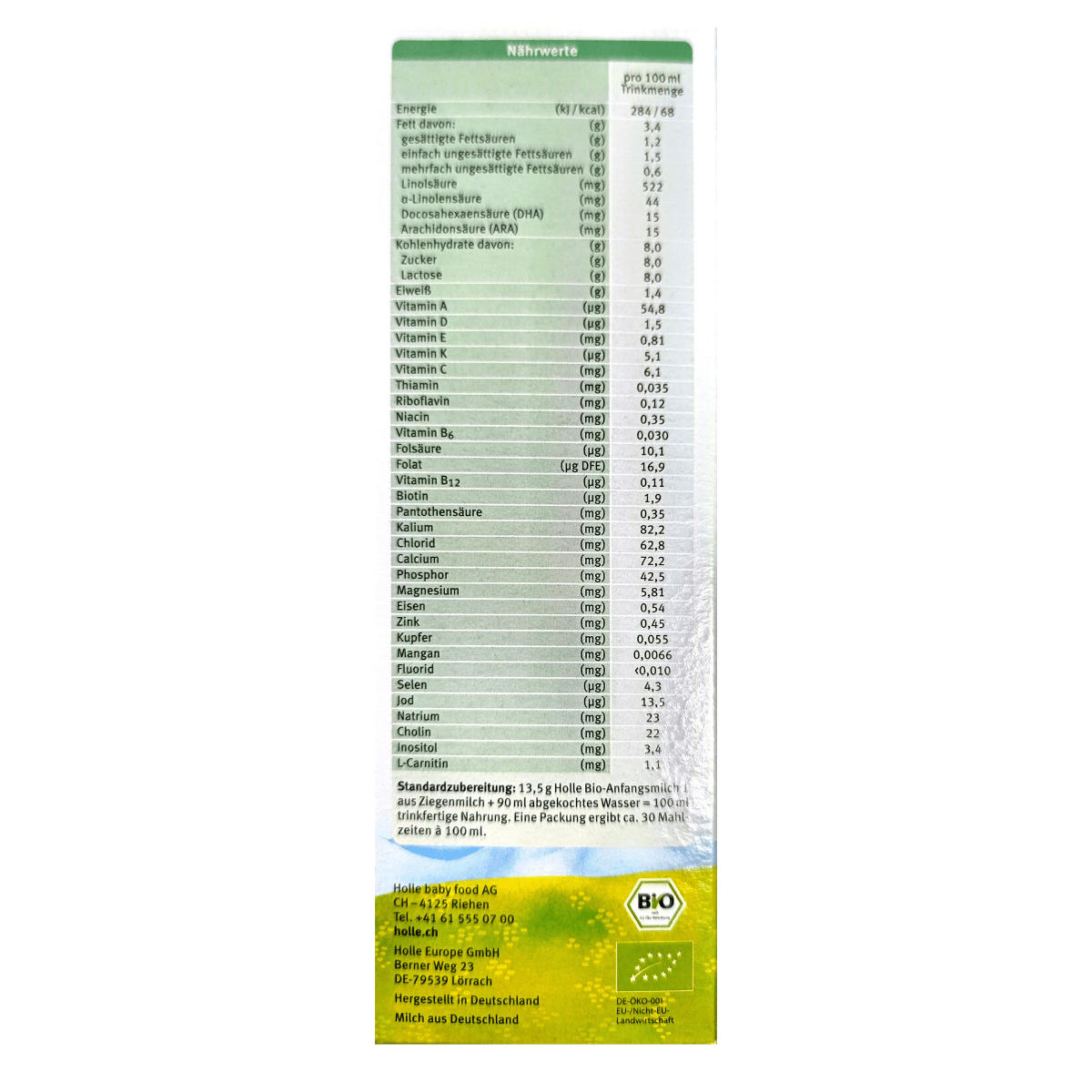 Holle® Goat Stage 1 (400g) Organic Baby Formula | The Milky Box