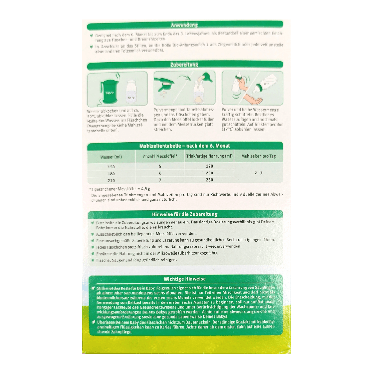 Holle® Goat Stage 2 (400g) Organic Baby Formula | The Milky Box