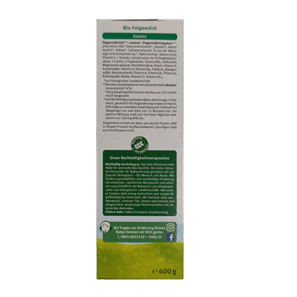 Holle® Goat Stage 3 (400g) Organic Toddler Formula | The Milky Box