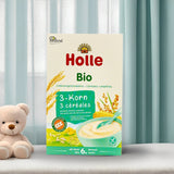 Holle® Üzvi 3 Taxıllı Sıyıq 6+ Ay (250q)