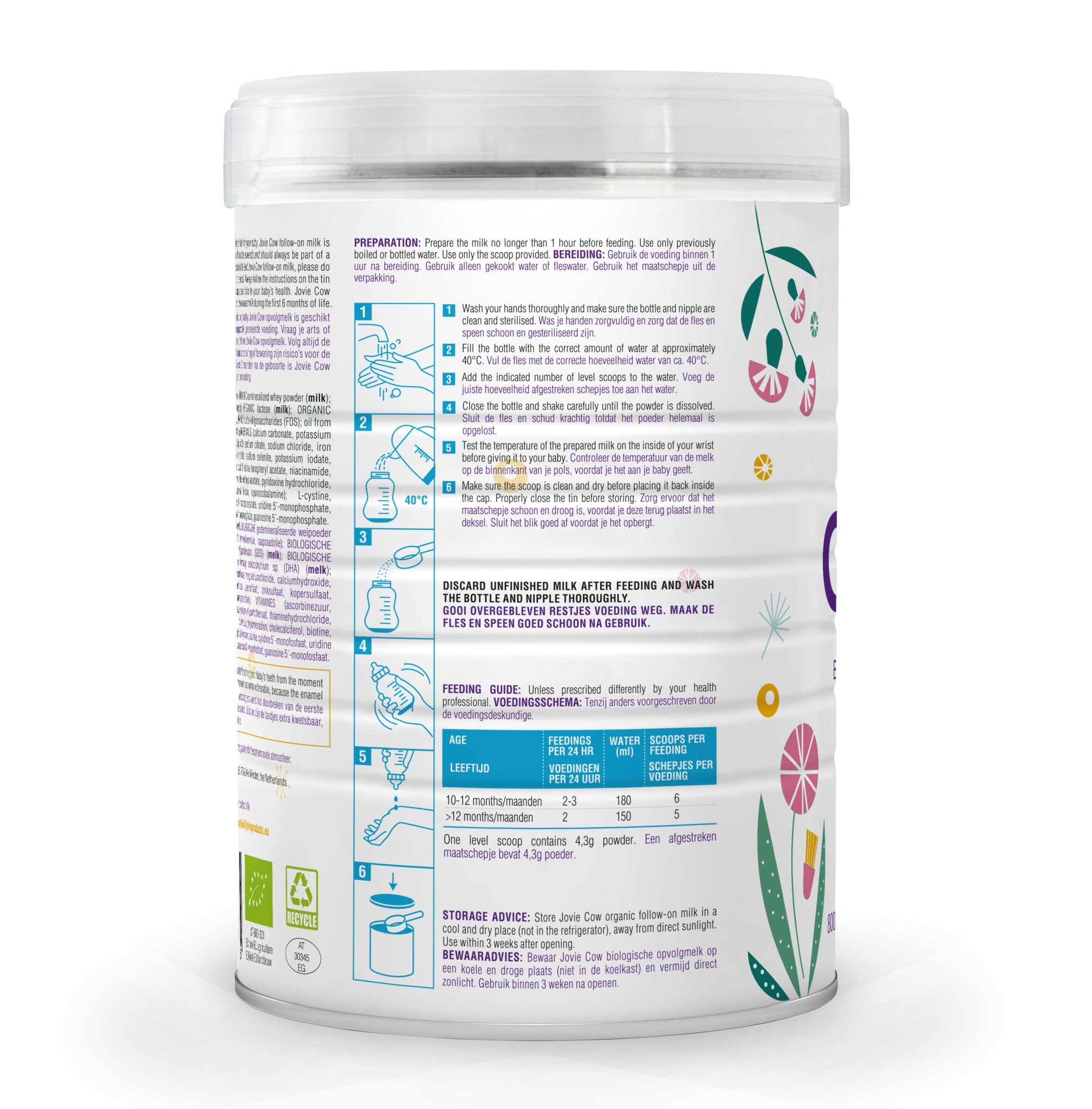 Jovie® Cow Organic Stage 3 | The Milky Box