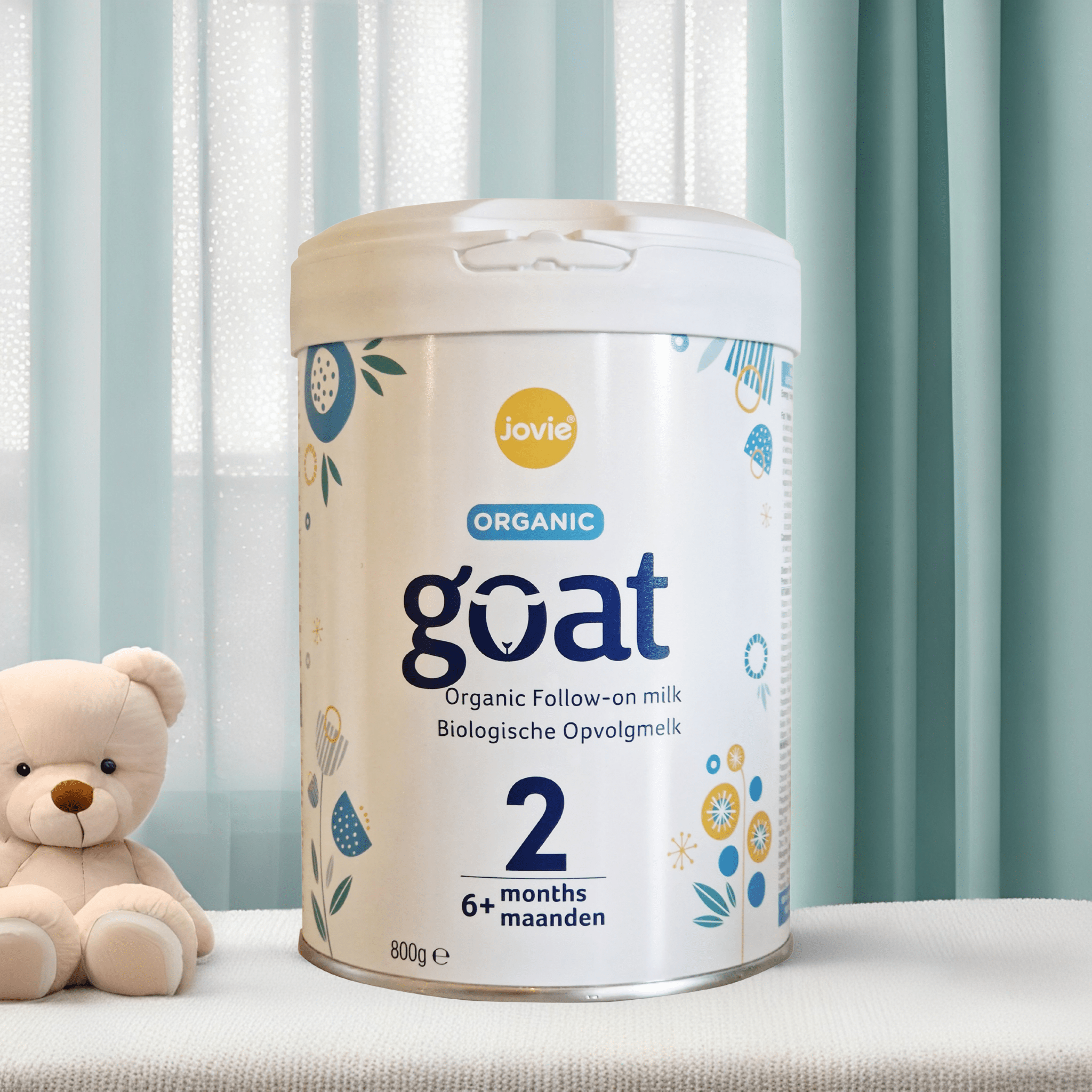 Jovie® Goat Stage 2 (800g) Organic Baby Formula | The Milky Box
