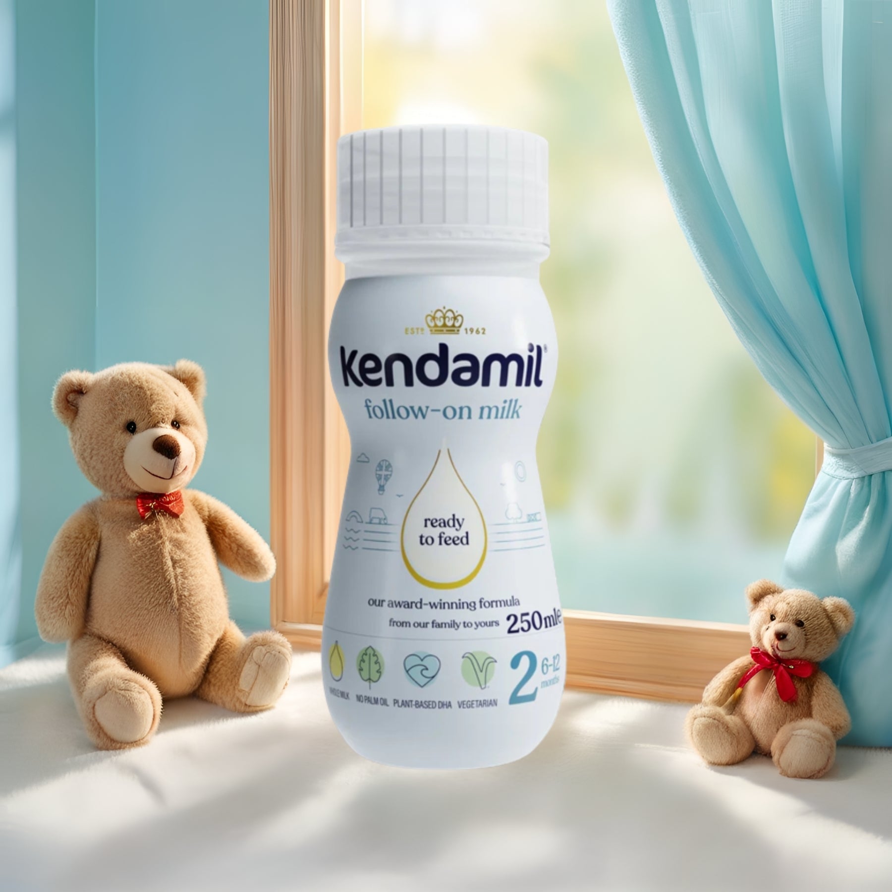 Kendamil® Classic Stage 2 Ready To Feed from 6 Months (250ml) | The Milky Box