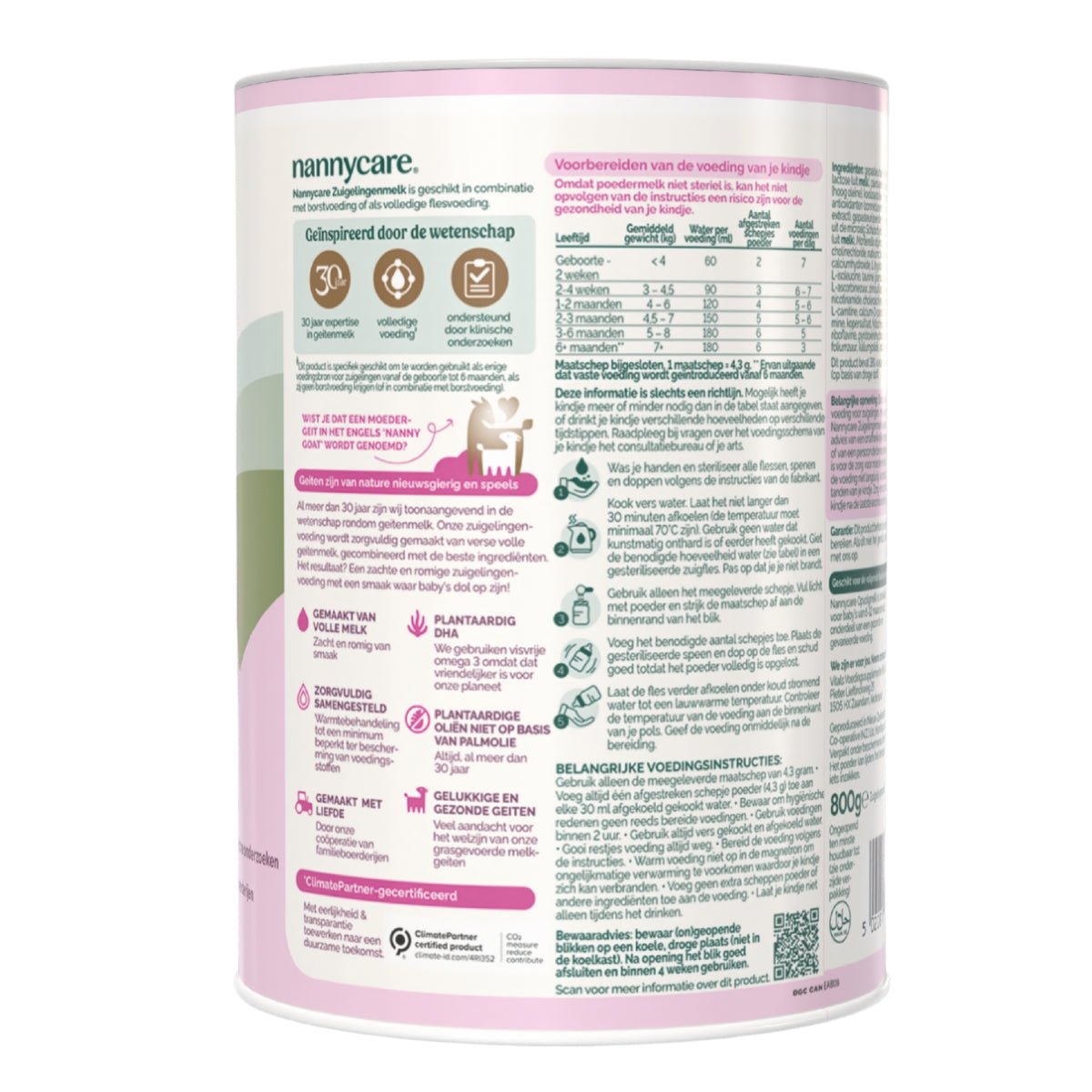 Nannycare® Goat Stage 1 (900g) Baby Formula | The Milky Box