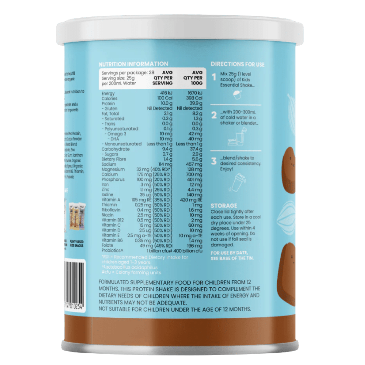 Sprout Essential Shake Chocolate for 12 months+ (700g/25oz) | The Milky Box