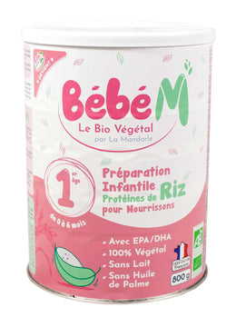Bebe M® Organic Vegan Stage 1 (800g) Baby Formula