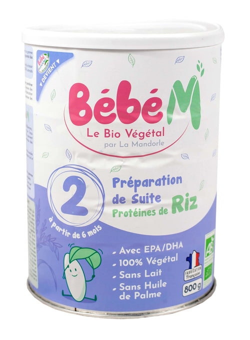 Bebe M Organic Vegan Stage 2 (800g) Baby Formula - The Milky Box