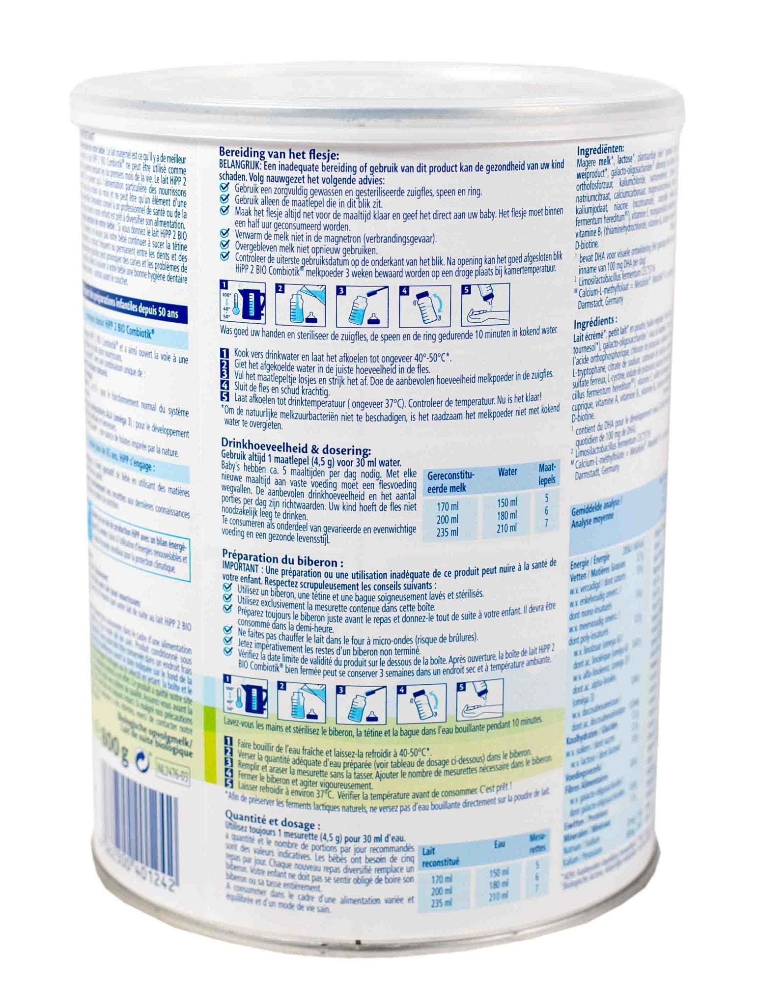 HiPP Dutch Stage 2 (800g) Organic Infant Formula - The Milky Box