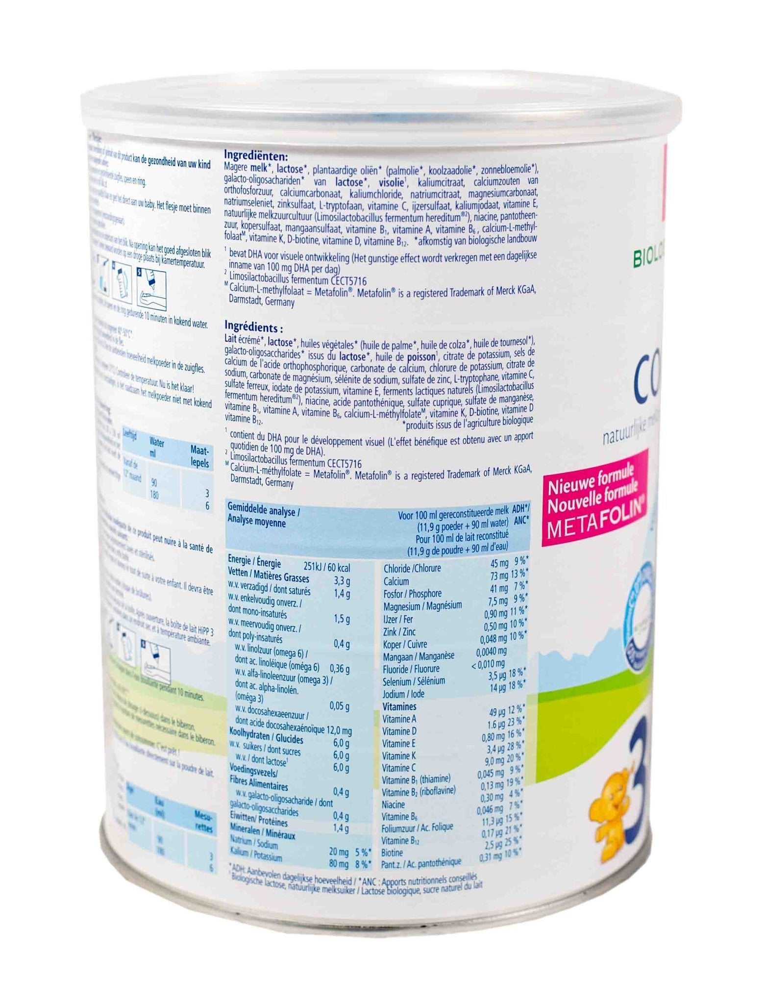 HiPP Dutch Stage 3 (800g) Organic Toddler Formula - The Milky Box