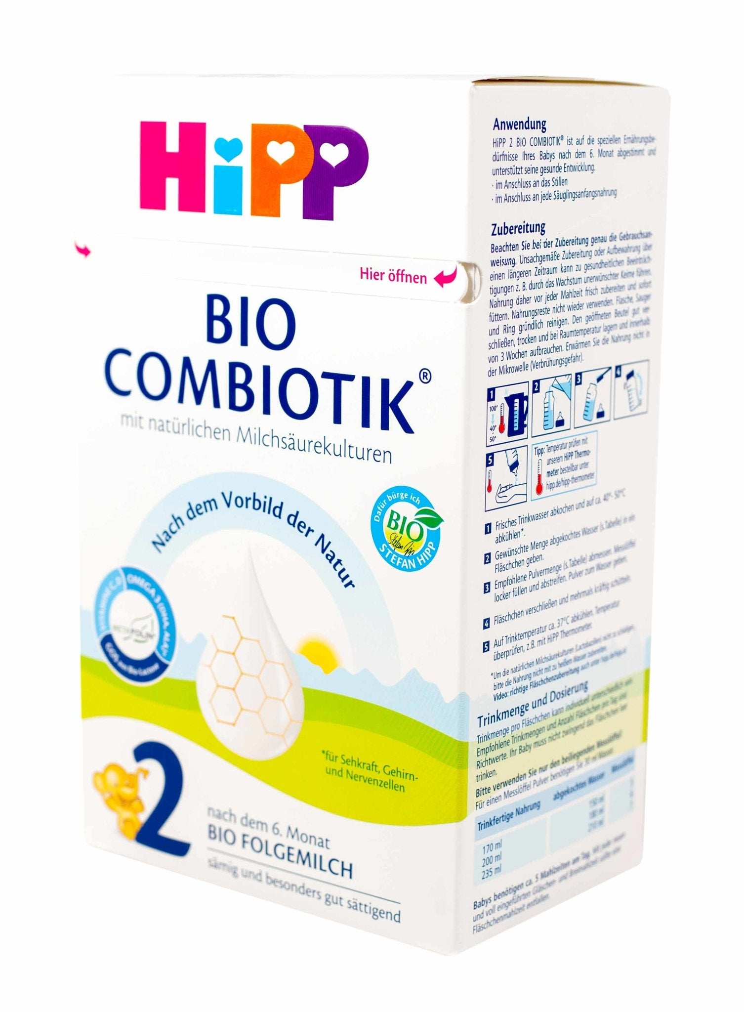 HiPP German Stage 2 (600g) Combiotic Infant Formula | The Milky Box