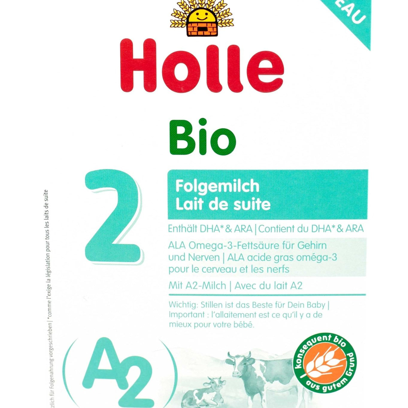 Holle A2 Stage 2 (400g) Organic Baby Formula - The Milky Box