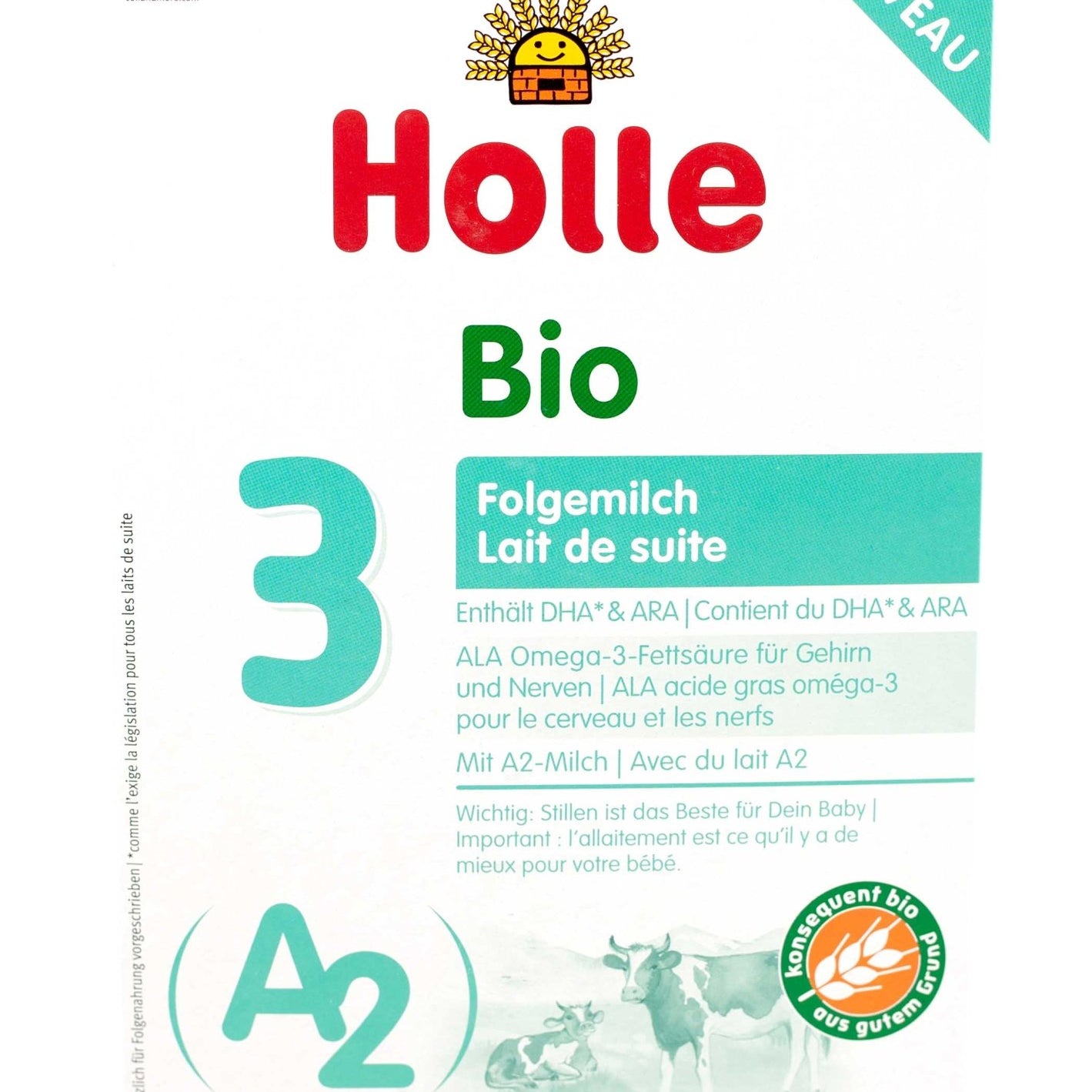 Holle A2 Stage 3 (400g) Organic Toddler Formula - The Milky Box