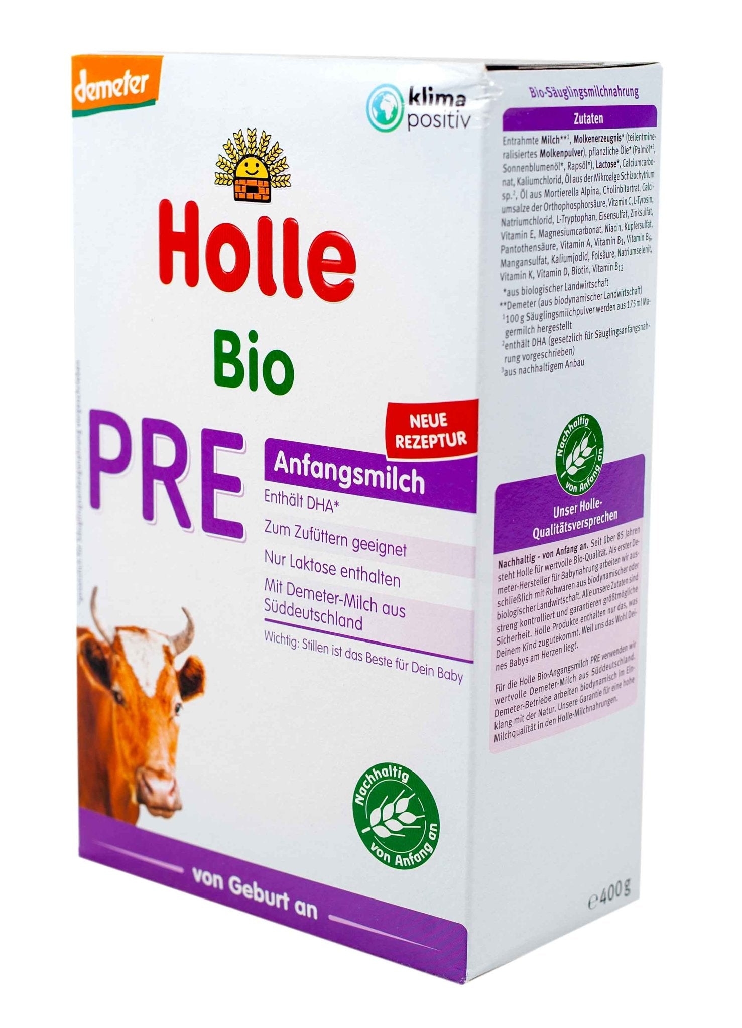 Holle Bio PRE (400g) Organic Baby Formula - The Milky Box