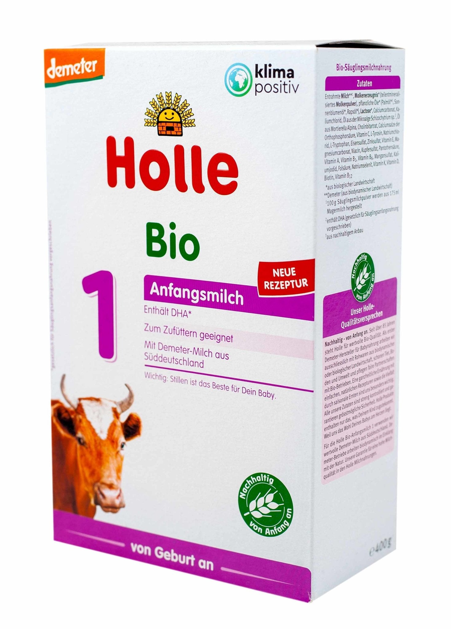 Holle Bio Stage 1 (400g) Organic Baby Formula - The Milky Box