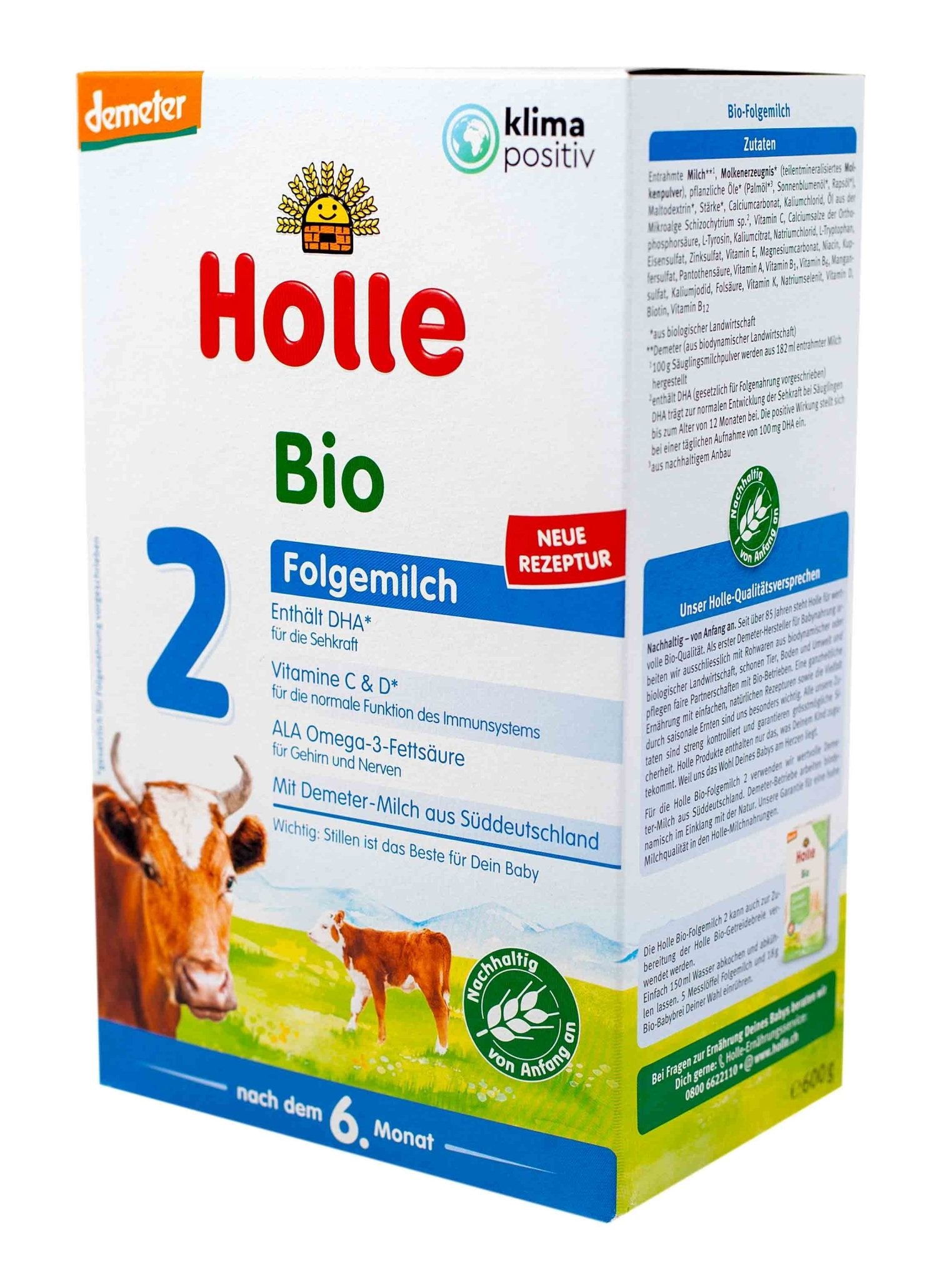 Holle Bio Stage 2 (600g) Organic Baby Formula - The Milky Box