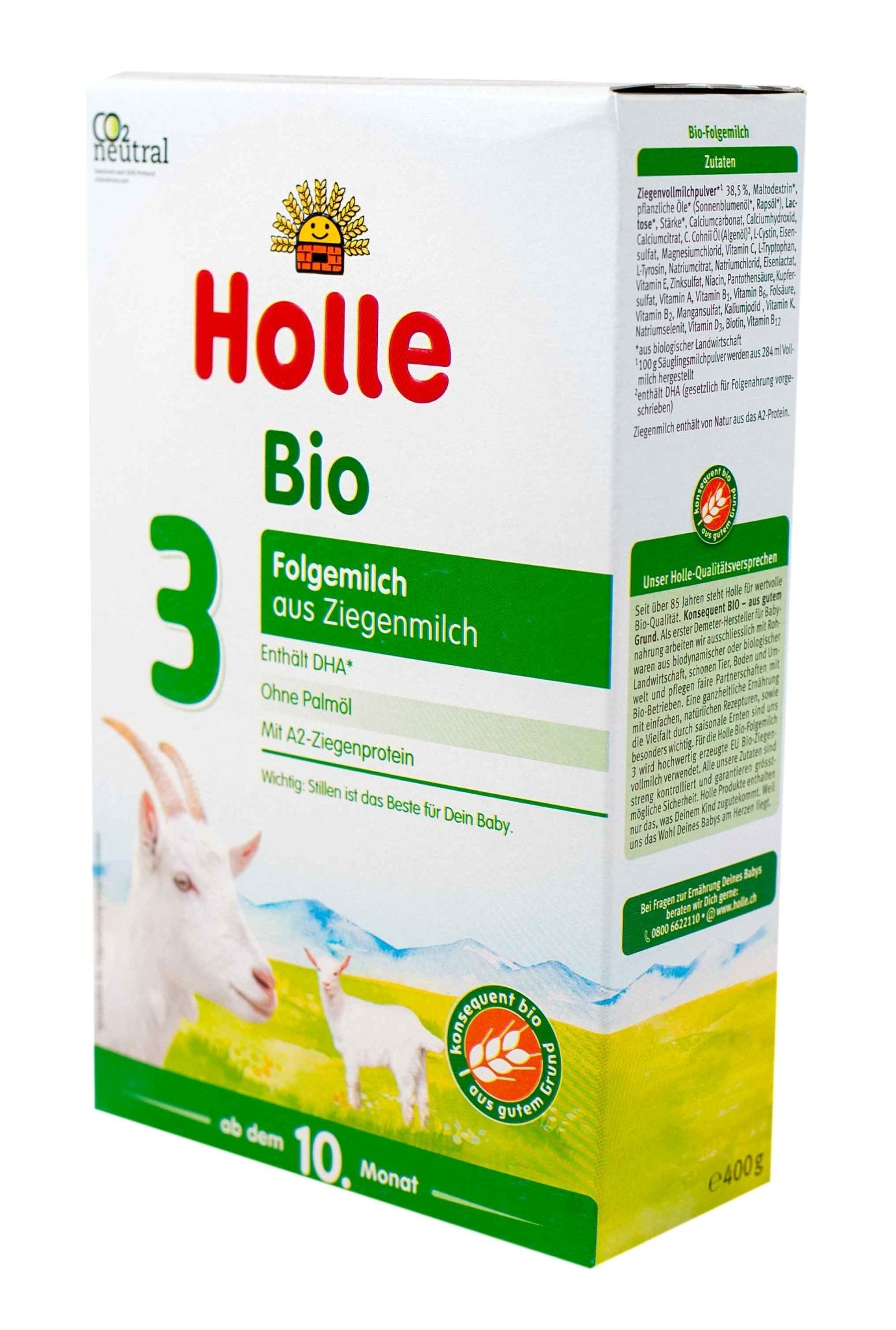 Holle Goat Stage 3 (400g) Organic Toddler Formula - The Milky Box