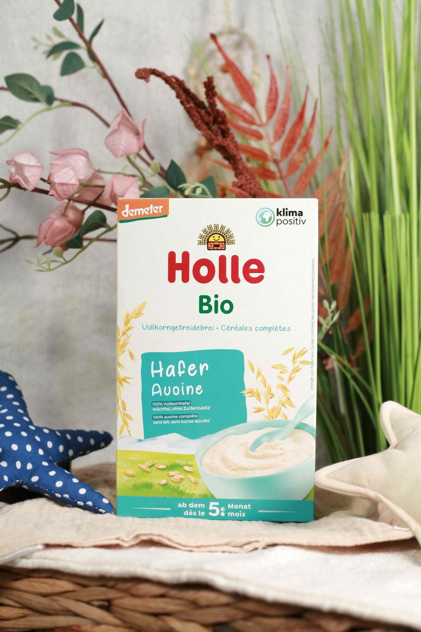 Holle Organic Oats Porridge 5+ Months (250g) | The Milky Box