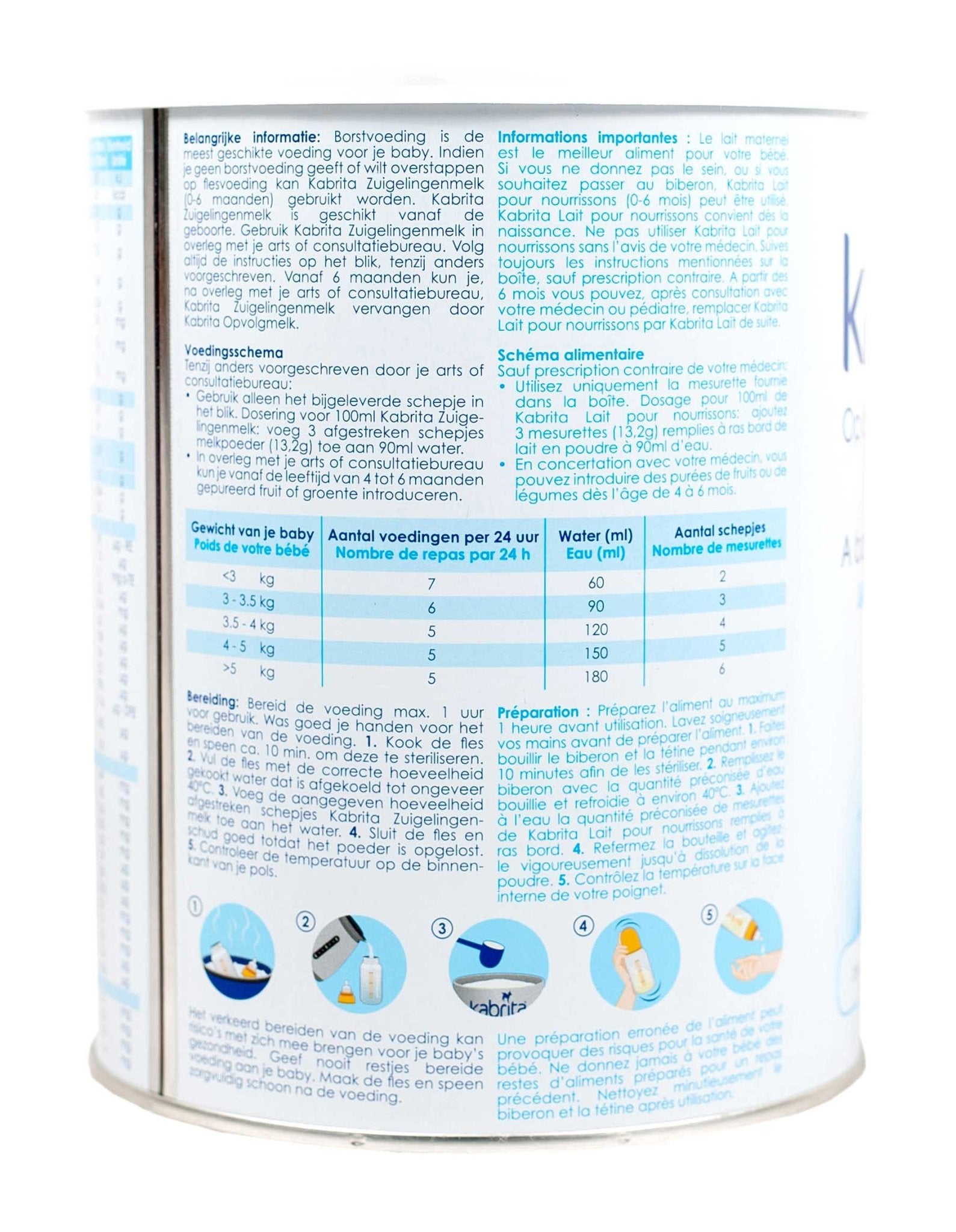 Kabrita Goat Stage 1 (800g) Baby Formula - The Milky Box