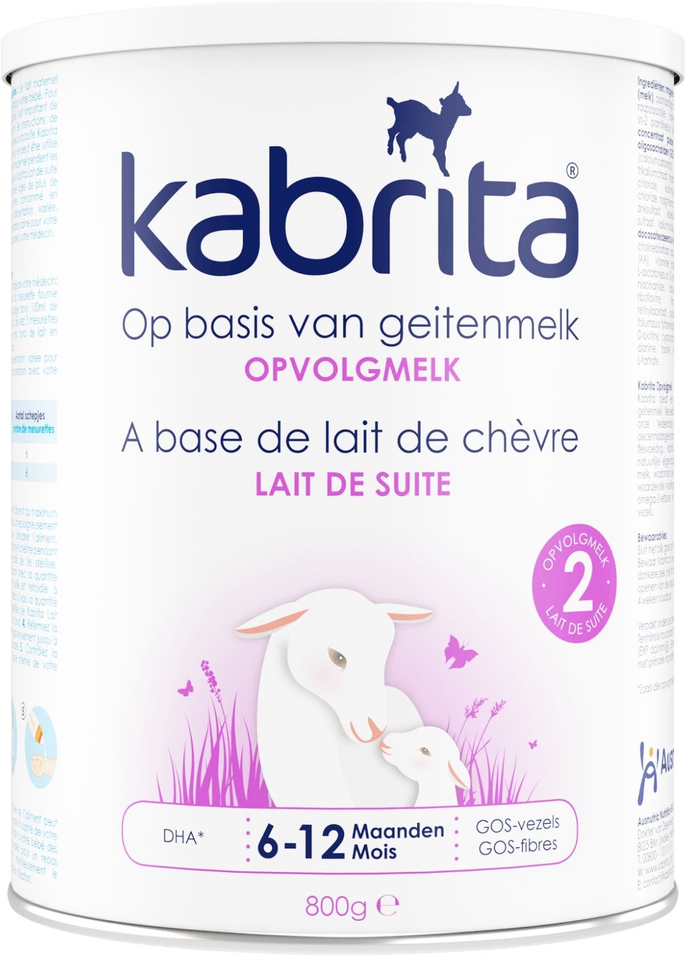 Kabrita Goat Stage 2 (800g) Baby Formula - The Milky Box
