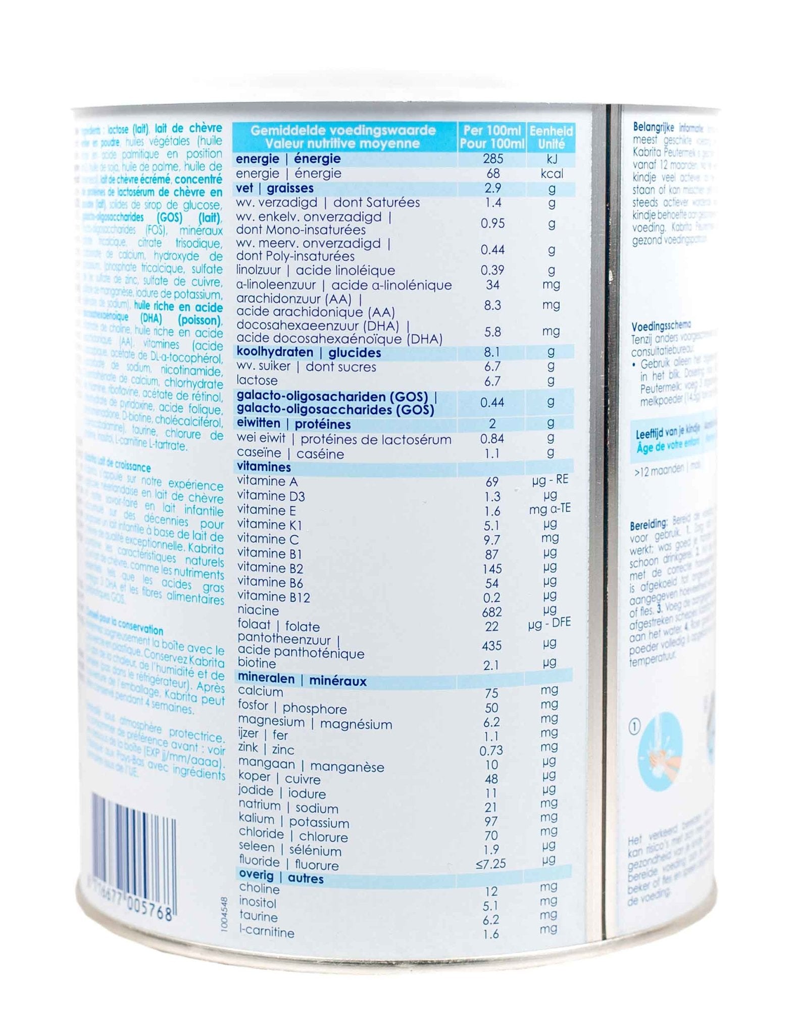 Kabrita Goat Stage 3 (800g) Toddler Formula - The Milky Box