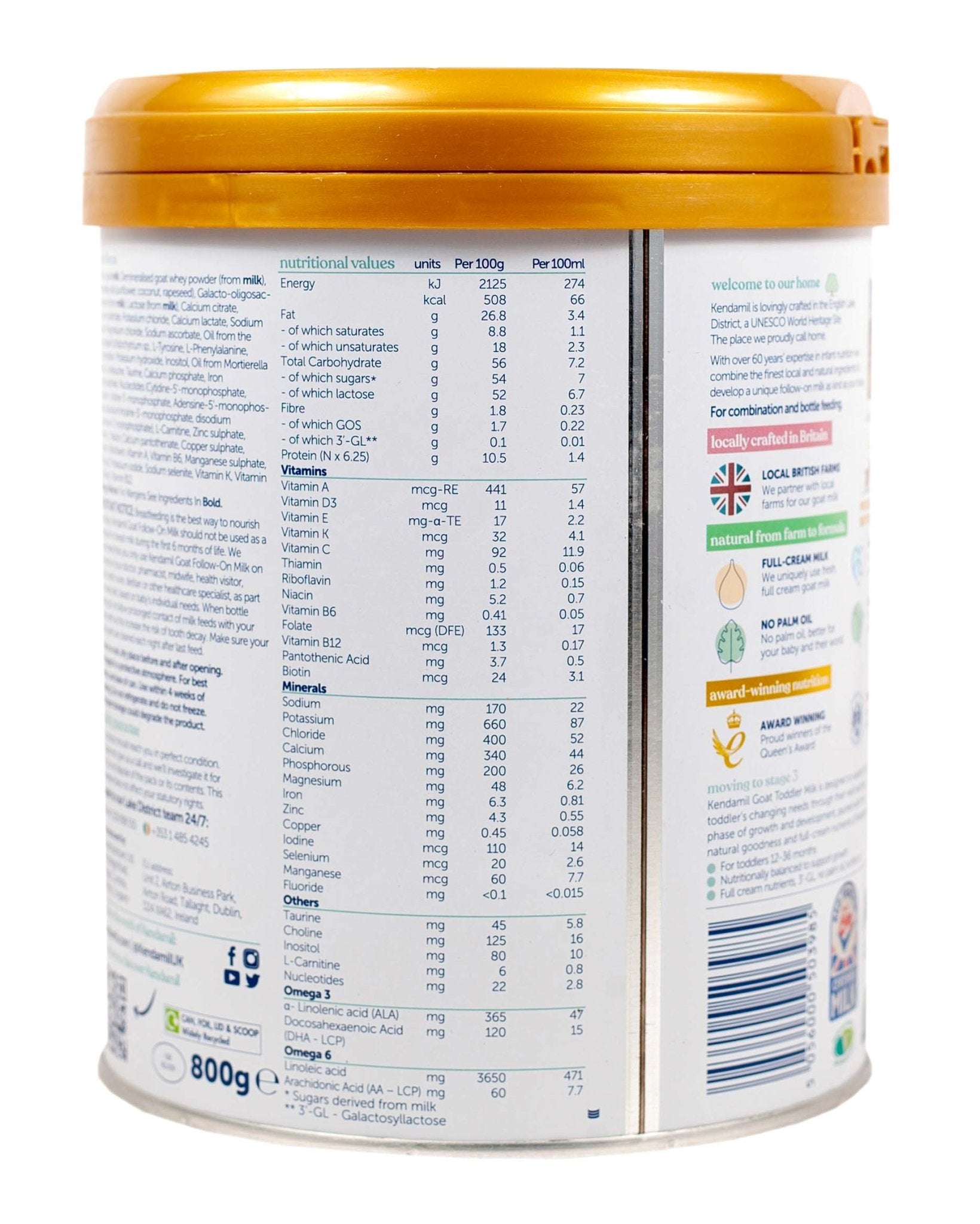 Kendamil Goat Stage 2 (800g) Baby Formula - The Milky Box