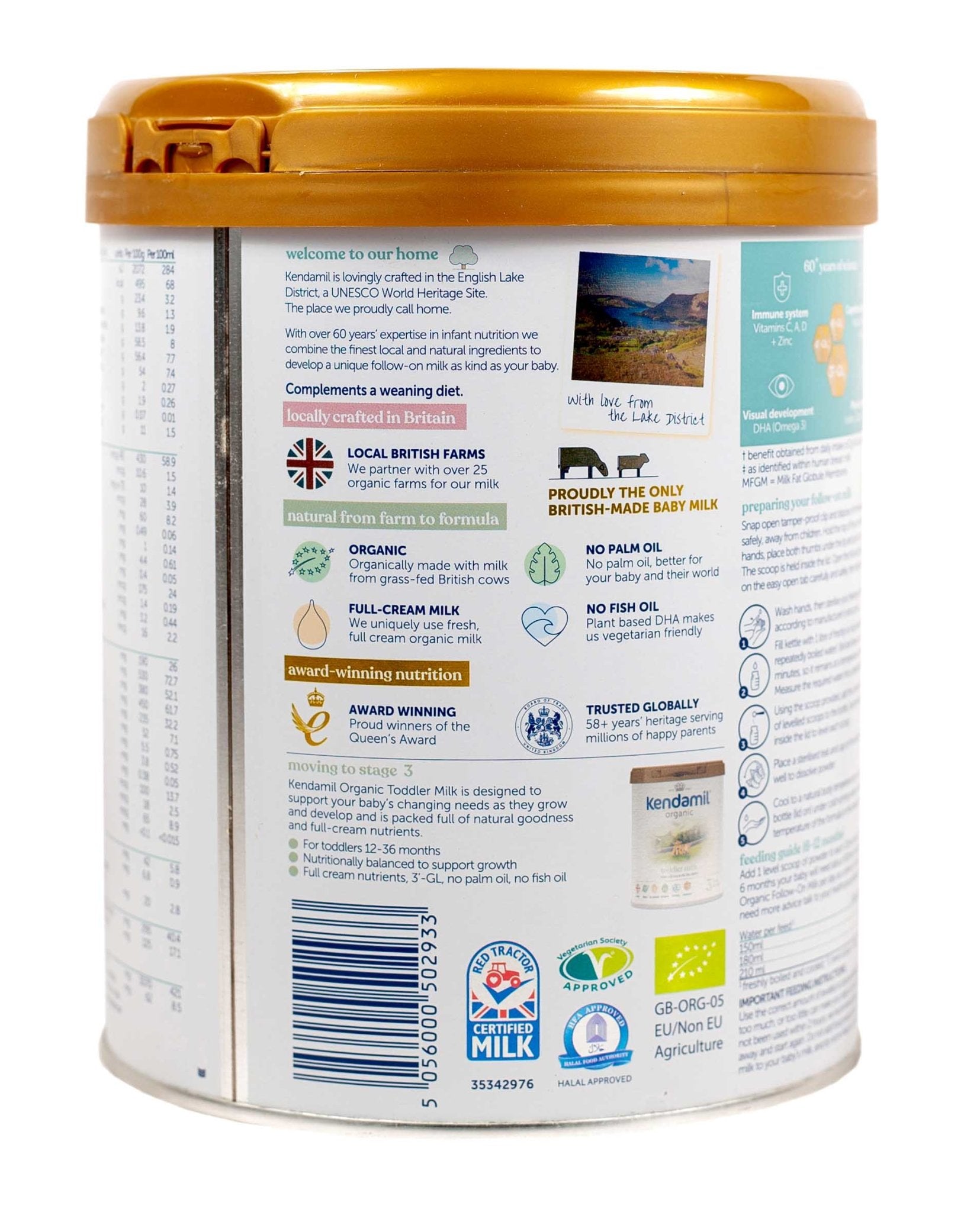 Kendamil Organic Stage 2 (800g) Baby Formula - The Milky Box