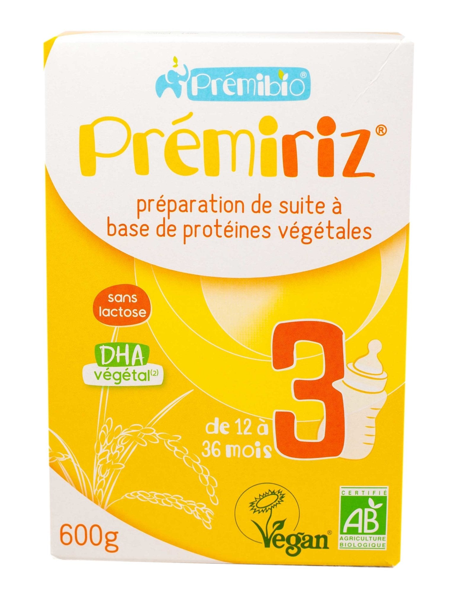 Premibio Organic Vegan Stage 3 (600g) Toddler Formula - The Milky Box