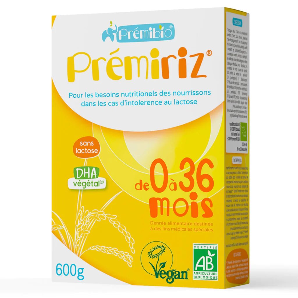 Premibio Premiriz Organic Vegan Formula from Birth to 36 Months | The Milky Box